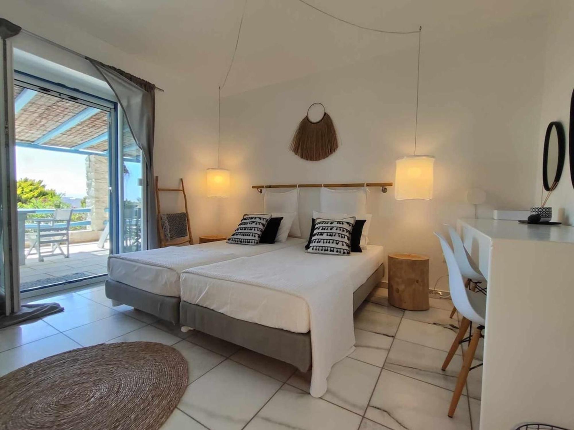 Island Magic - Seaview Villa With Jacuzzi Pool Ambelas Esterno foto