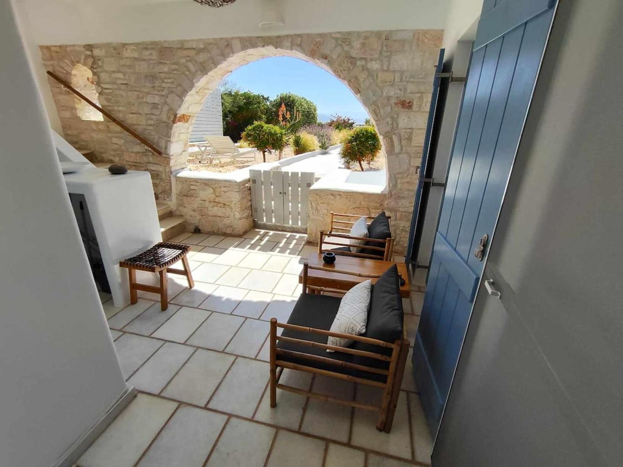 Island Magic - Seaview Villa With Jacuzzi Pool Ambelas Esterno foto